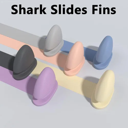 Vista 3 de Zureto Paquete de 2 aletas de tiburón, aletas superiores de repuesto de Cloud Shark