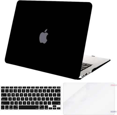 Vista 12 de MOSISO Funda compatible con MacBook Air de 13 pulgadas (modelos: A1369 y A1466, versión anterior 2010-2017), carcasa rígida de plástico, cubierta