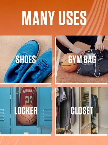 Vista 59 de Sof Sole Sneaker Balls - Bolas desodorizantes para zapatos, bolsas de gimnasio y casilleros, 1 par, Soccer