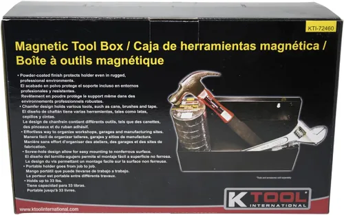 Vista 4 de K Tool International Caja de herramientas Bandeja de accesorios magnética