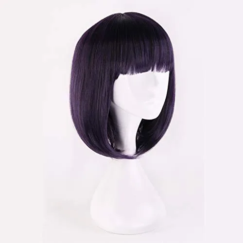 Vista 2 de Peluca de cosplay de anime Sailor Saturn peluca Cosplay disfraz Tomoe Hotaru mujeres pelo sintético corto fiesta de Halloween juego de rol pelucas