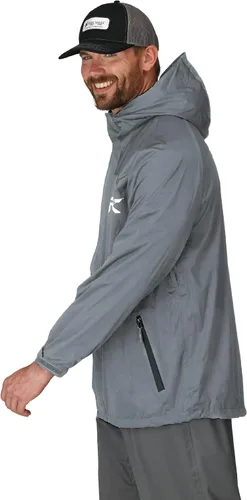 Vista 7 de FROGG TOGGS Chaqueta impermeable FTX Lite para hombre, 3 capas, impermeable, transpirable, elástica y cómoda