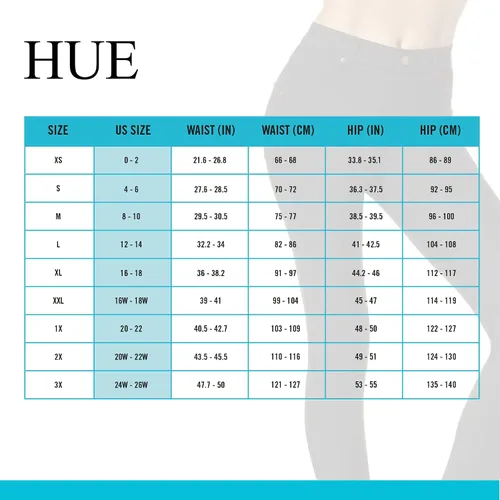 Vista 5 de HUE - Leggings de mezclilla para mujer