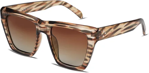 Vista 46 de SOJOS Fashion Oversized Square Cat Eye Polarized Sunglasses for Women Trendy Cateye Style Womens Sunglasses SJ2179