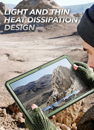 Vista 6 de SUPCASE Funda para Samsung Galaxy Tab A8 de 10.5 pulgadas 2022 con soporte Guldán