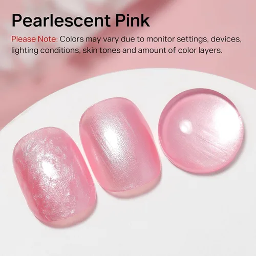 Vista 30 de MIZHSE Esmalte de uñas blanco perla de secado rápido, esmalte de uñas