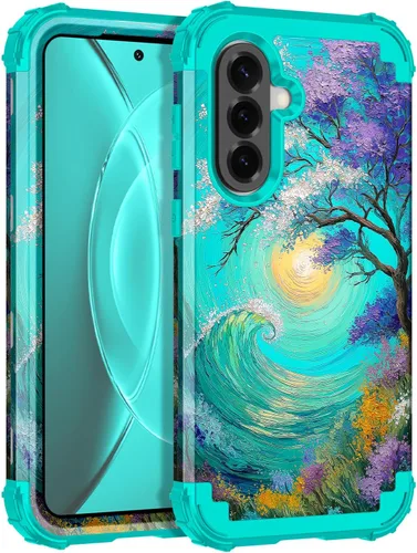 Vista 14 de Rancase Compatible con Galaxy A16 5G Funda, Protección Resistente a los Golpes de Tres Capas de Servicio Pesado Parachoques de Plástico Duro + Funda