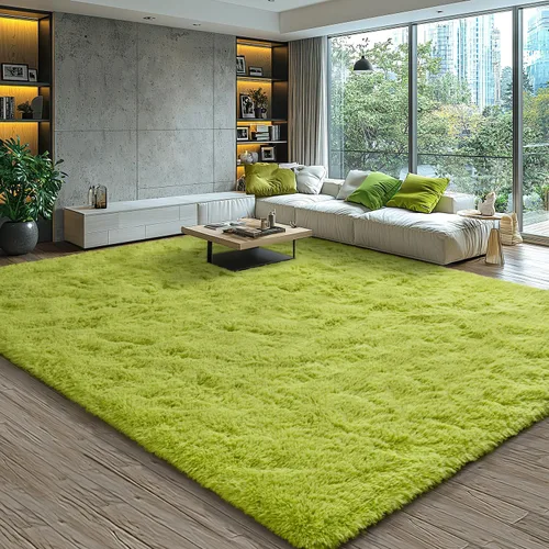 Vista 156 de EVOIONOS Alfombra Redonda Negra para Dormitorio, 4x4 Pies Alfombra de Área Circular Suave y Esponjosa para Sala de Estar, Alfombra Circular de Felpa