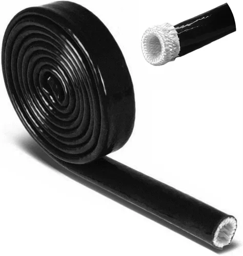 Vista 11 de Fuel Line Heat Shield Heat wrap for Wires Fuel line Heat Shield Sleeve Hose Heat Shield Sleeve-Heat Radiant and Prevent Vapor Lock Heat Shield for