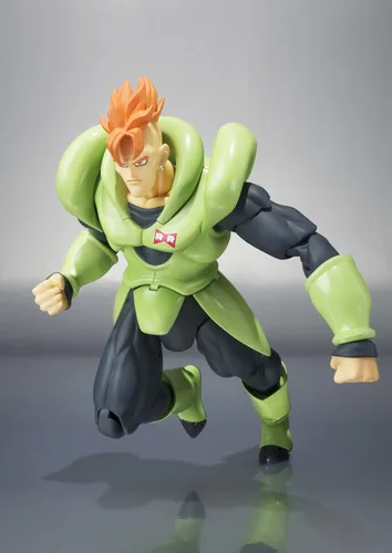 Vista 6 de Bandai Tamashii Nations SH Figuarts Android 16" Dragon Ball Z" figura de acción