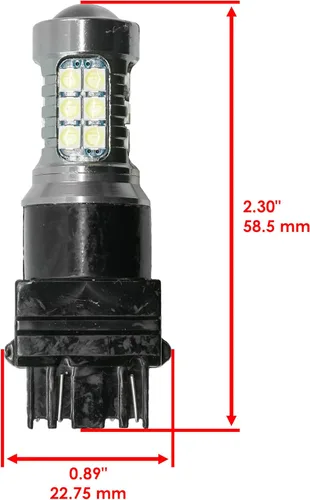 Vista 2 de Caltric 2 bombillas LED traseras compatibles con Polaris Sportsman XP 550/850 2009 2010 2011 2012 2013 2014 2015