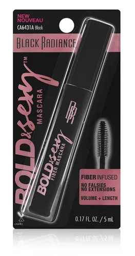 Vista 3 de Black Radiance Máscara de fibra Bold & Sexy Negro