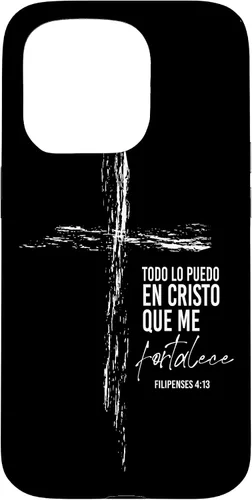 Vista 14 de Regalos Cristianos Versos Filipenses 4 13 Christian Spanish - Carcasa para iPhone 17