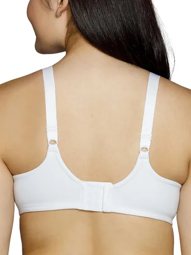 Vista 3 de Vanity Fair Brasier de realce de espalda completa para mujer con encaje, tela elástica en 4 direcciones, copas ligeramente forradas hasta DD