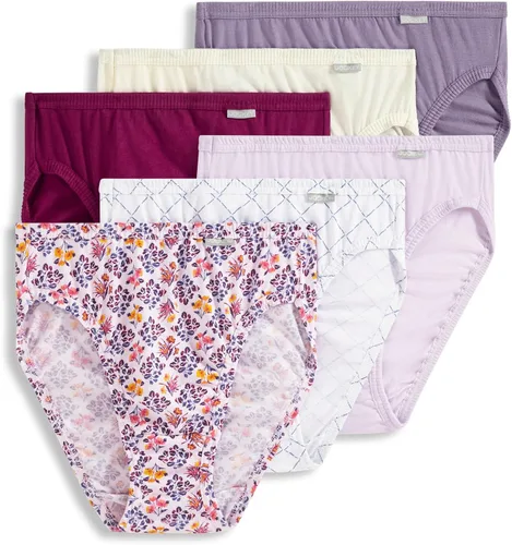 Vista 8 de Jockey - Ropa interior Elance para mujer, corte francés, paquete de 6 unidades Negro