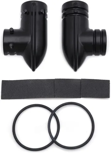 Vista 4 de XKH - Funda de montaje de línea de combustible negra para motocicleta, compatible con Harley Davidson inyectado de combustible, Electra Glides, Road