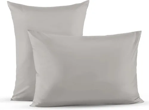 Vista 13 de Superity Linen Fundas de almohada de tamaño estándar, paquete de 2 unidades, 100% algodón suave y cómodo, color negro
