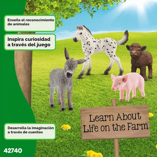 Vista 5 de Schleich Bebés de granja 42740