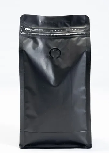 Vista 2 de Bolsas de café prémium con válvula (100 unidades, 8 onzas), bolsas de almacenamiento de granos de café de pie, bolsas reutilizables con cremallera