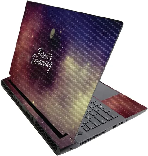 Vista 357 de MightySkins - Skin brillante con purpurina para Alienware M17 R3 (2020) y M17 R4 (2021) - Diversión de los años 90 Acabado duradero con purpurina