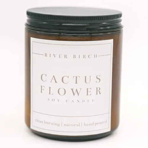 Vista 36 de River Birch Candles - Vela perfumada de almendra y miel Velas en tarro de ámbar de soja de primera calidad, totalmente naturales, no tóxicas, 8.5