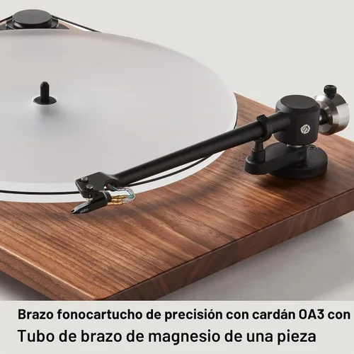 Vista 3 de U-Turn Audio - Tornamesa Orbit Plus (Gen 2) Nogal