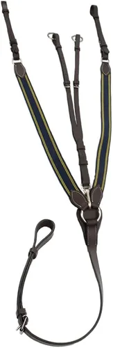 Vista 3 de Henri de Rivel Martingala Pro Elastic Breastplate con accesorio para correr