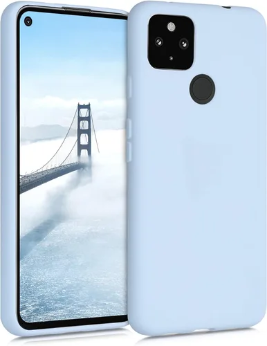 Vista 14 de kwmobile Funda compatible con Google Pixel 4a 5G - Funda protectora de silicona TPU suave y delgada - Arctic Night