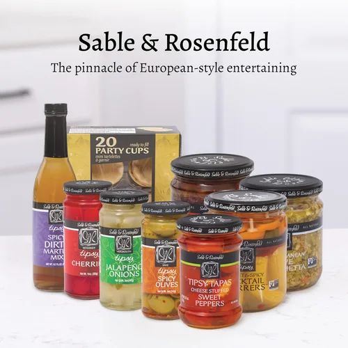 Vista 7 de Sable & Rosenfeld Tipsy Tapas Peppers, picantes, 8.8 onzas
