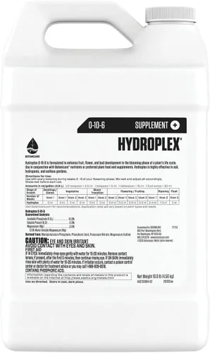 Vista 2 de Botanicare Hydroplex, Potenciador de Floración, 0-10-6, 1 gal.