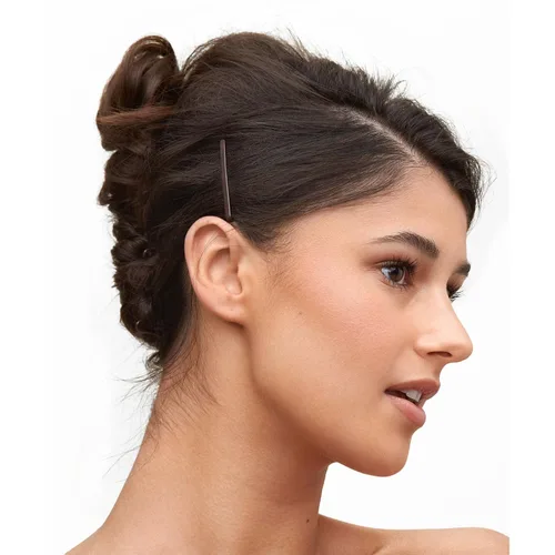 Vista 6 de Day Rate Beauty Hero Pins (2 pulgadas, tubo de 12) – Pasadores profesionales para bollos y recogidos seguros – Recubierto de nailon, anti-rozaduras