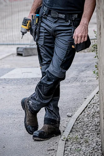 Vista 5 de DEWALT Barstow Pro-Stretch para hombre, ajuste delgado, bolsillo con funda, pantalones de trabajo