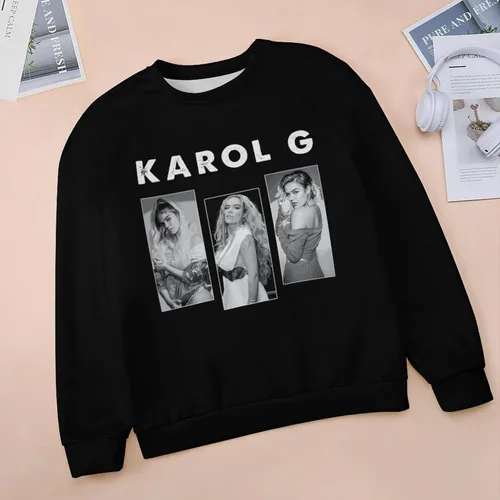Vista 3 de PAPERBAGS Sweatshirt Womens Graphic Crewneck Long Sleeve Sweatshirts Casual Pullover Tops
