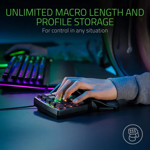 Vista 6 de Razer Orbweaver Chroma - Teclado de gaming Negro clásico