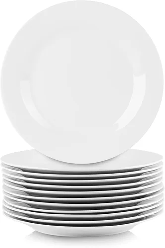 Vista 11 de 10 Strawberry Street 7" Catering Coupe - Cuenco para cereales, juego de 12, color blanco