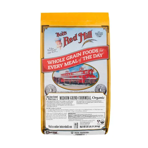 Vista 7 de Bob's Red Mill Harina de maíz orgánica de molienda media, 24 onzas (paquete de 1), sin OMG, grano entero, vegano, kosher