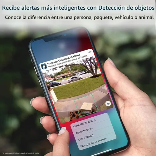 Vista 8 de Timbre con video Arlo Essential con cable - Video HD, vista de 180°, visión nocturna, audio de 2 vías, instalación DIY (se requiere cableado)