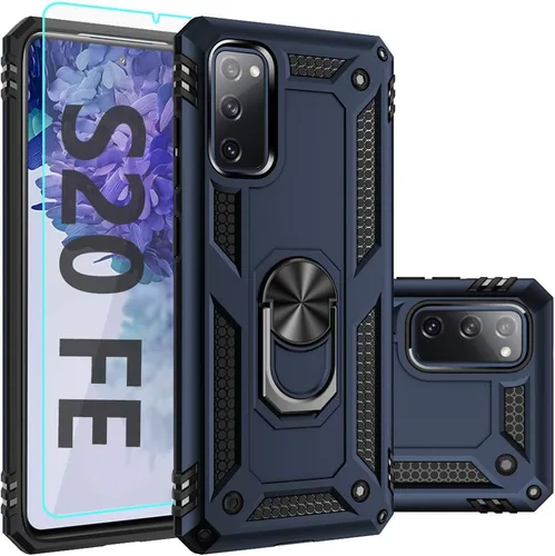 Vista 12 de Funda para Samsung Galaxy S20 FE, Funda Galaxy S20 FE 5G, con protector de pantalla, [grado militar] cubierta probada contra caídas de 16 pies