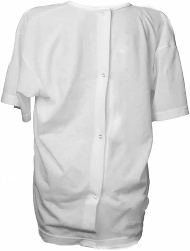 Vista 2 de Camiseta interior de manga corta con broche trasero (L)