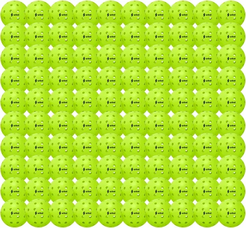 Vista 14 de Bolas de Pickleball Srikel para Exteriores - Bolas de Pickleball Aprobadas por USAPA, Diseño Roto-Moldeado Sin Costuras para Durabilidad, 4 Paquetes