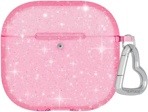 Vista 54 de VELVET CAVIAR Funda compatible con AirPods 4 con llavero, bonitas fundas protectoras duras de 4ª generación para mujer, diseño de lunares azules