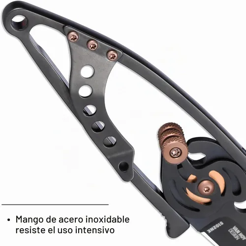 Vista 4 de Cuchillo plegable de transporte diario (EDC) con bloqueo de botón CRKT Snap Lock: hoja de borde liso de acero 420J2, mango de acero inoxidable Negro