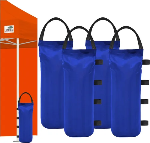 Vista 6 de Bolsas de peso Eurmax USA para tienda de campaña con dosel, bolsas de arena para toldo al aire libre instantáneo, patas de toldo, bolsas de arena