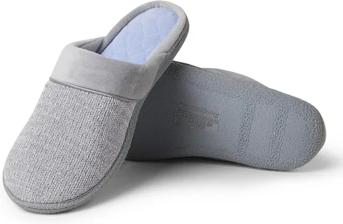 Vista 3 de Dearfoams Samantha - Pantuflas de punto con puntera cerrada para mujer