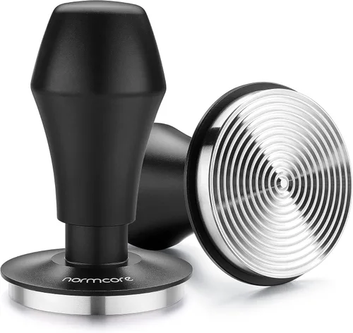 Vista 16 de Normcore Tamper para Espresso de 51 mm con base ondulada - Tamper con resorte - Muelles de repuesto de 15 lb / 25 lb / 30 lb - Mango y soporte