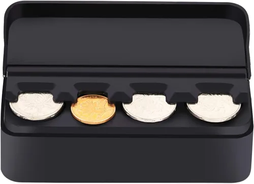 Vista 2 de Keenso Soporte para automóvil, caja de almacenamiento portátil, caja de almacenamiento negra para cambios, caja de almacenamiento para automóvil