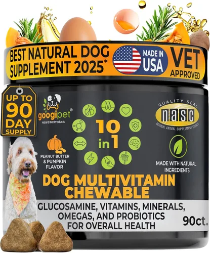 Vista 13 de Googipet - Masticables para alergias para perros, alivio de alergias de temporada y alivio de la picazón en la piel, suplemento para la piel