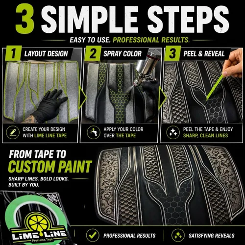 Vista 3 de LiME LiNE Cinta de pinstriping de 1/4