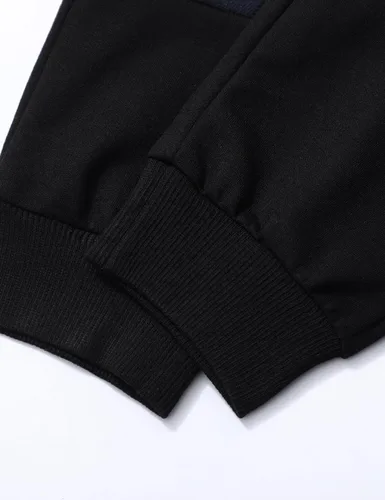Vista 7 de Conjunto de 2 piezas de ropa para niños pequeños, camisa a cuadros con estampado de letras y pantalones largos, 2 piezas para otoño e invierno