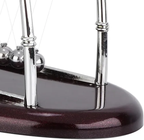 Vista 8 de Newtons - Péndulo de cuna, péndulo de bolas de equilibrio, juguetes de bola rodante sin parar para mejorar la belleza de tu dormitorio u oficina (L)